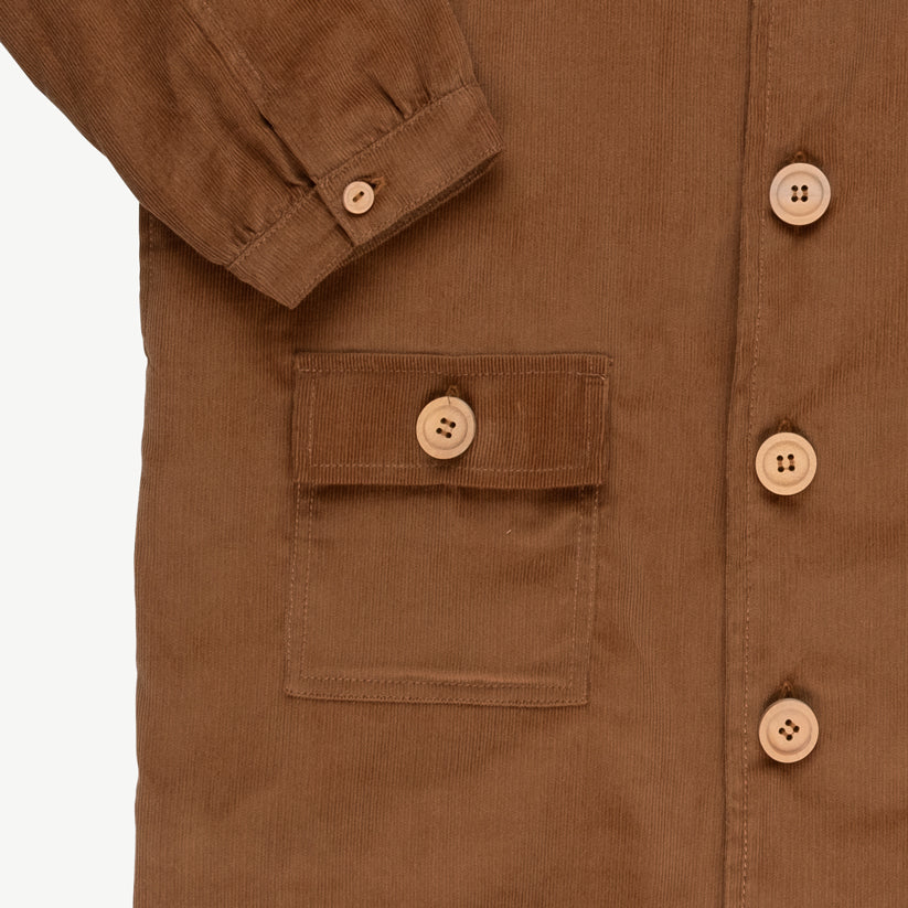 'forest keeper' tobaco brown corduroy coat