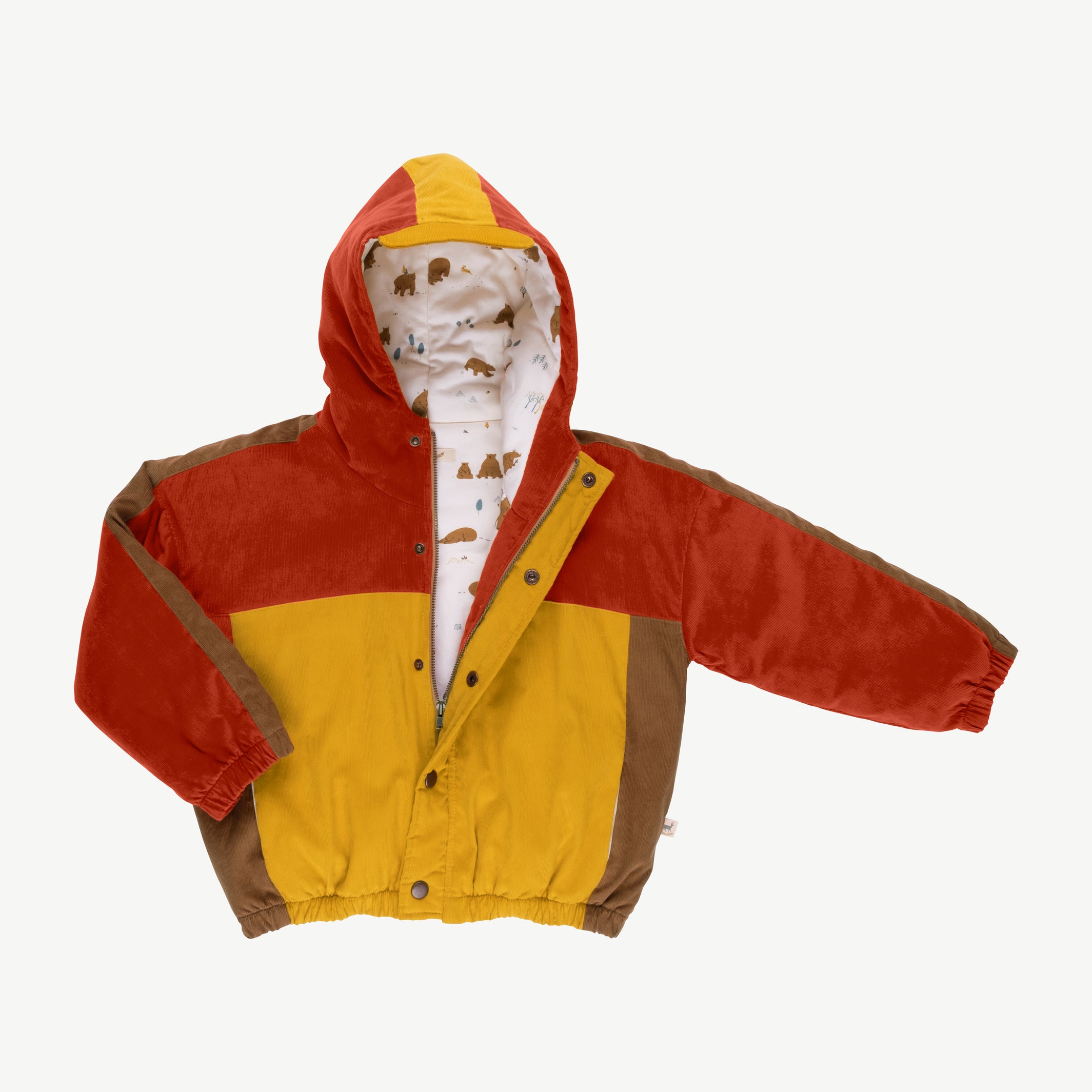 'forest keeper' autum glaze corduroy padded jacket