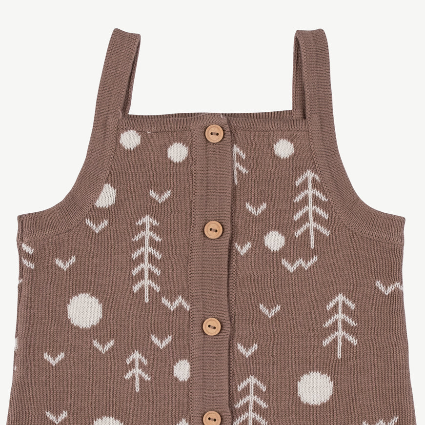 'the woods' light taupe knit jumper