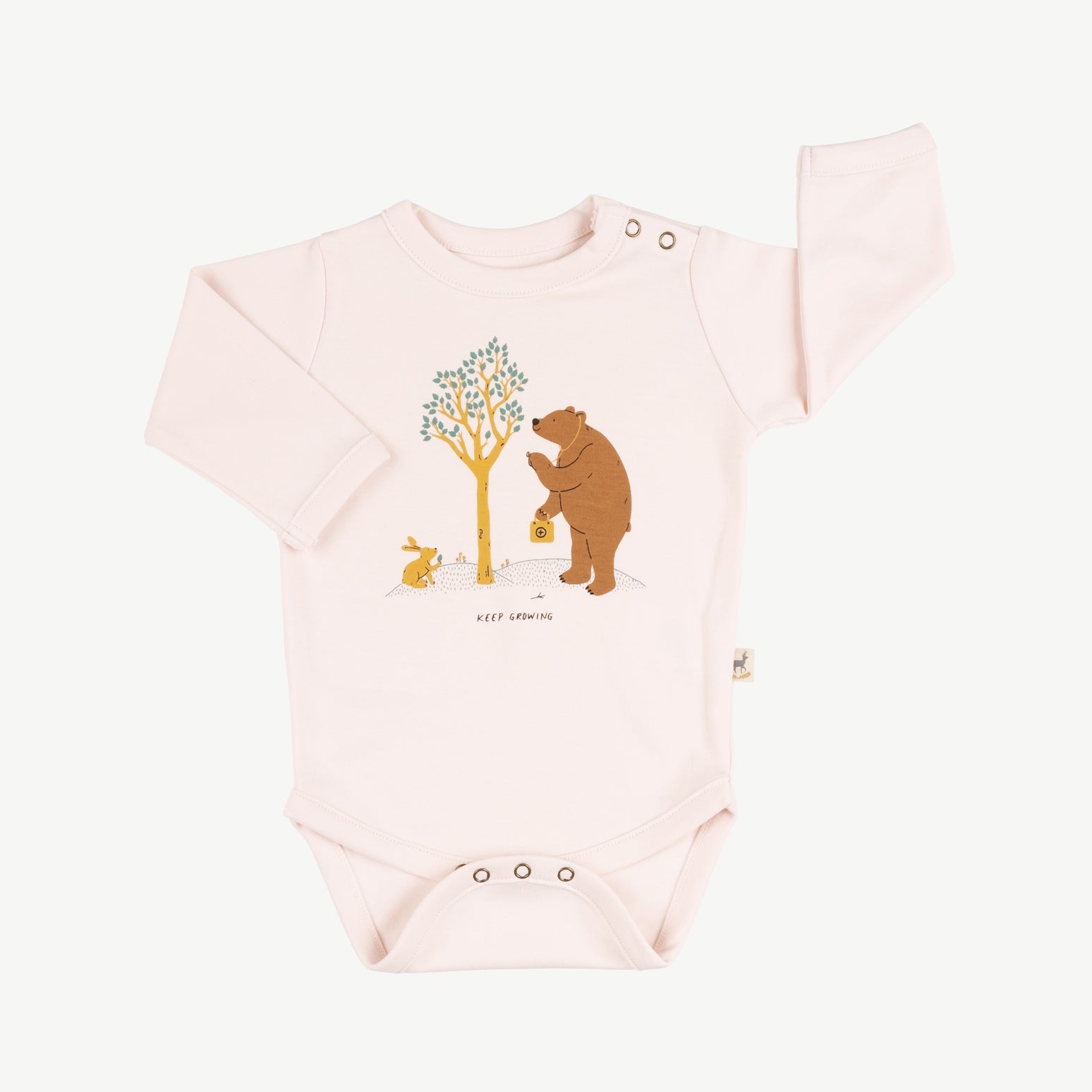 'keep growing' pearl onesie