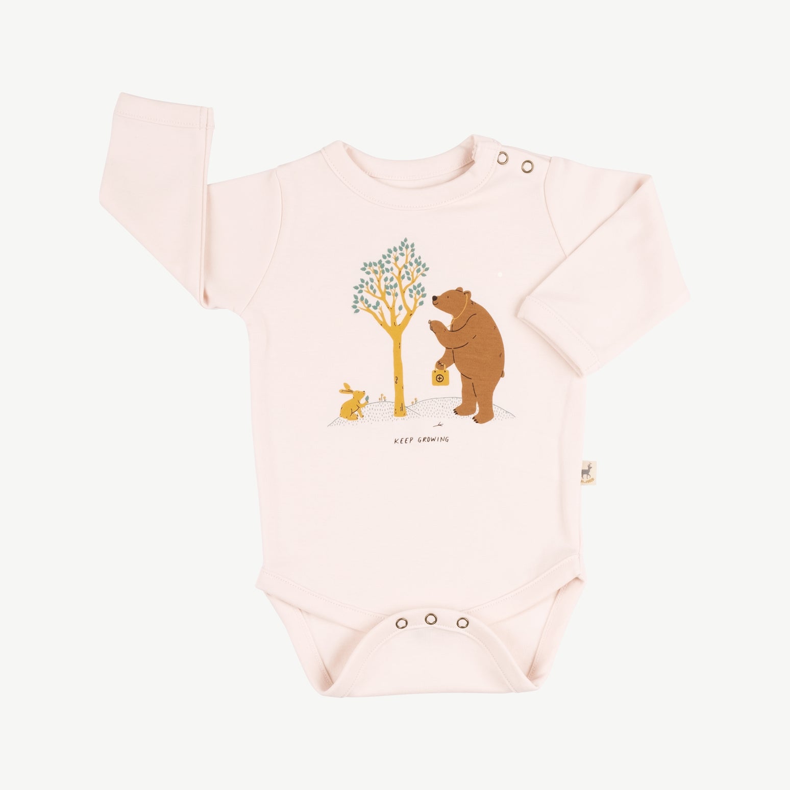 'keep growing' pearl onesie