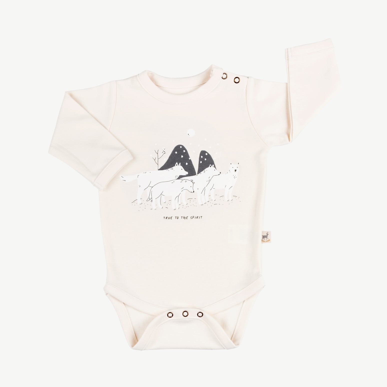 'true to the spirit' sea salt onesie