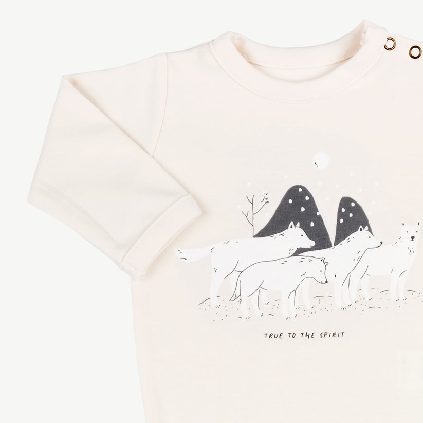'true to the spirit' sea salt onesie