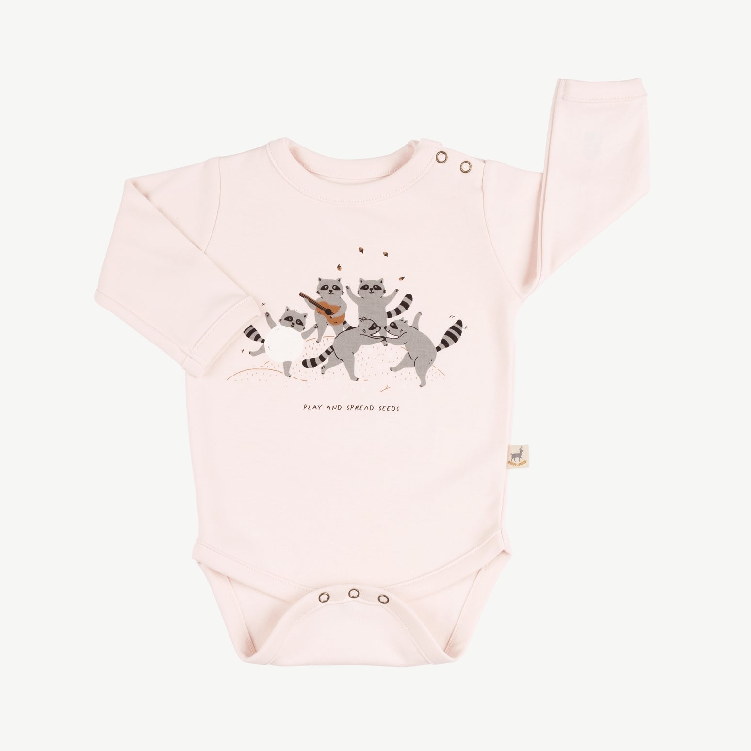 'play and spread seeds' pearl onesie