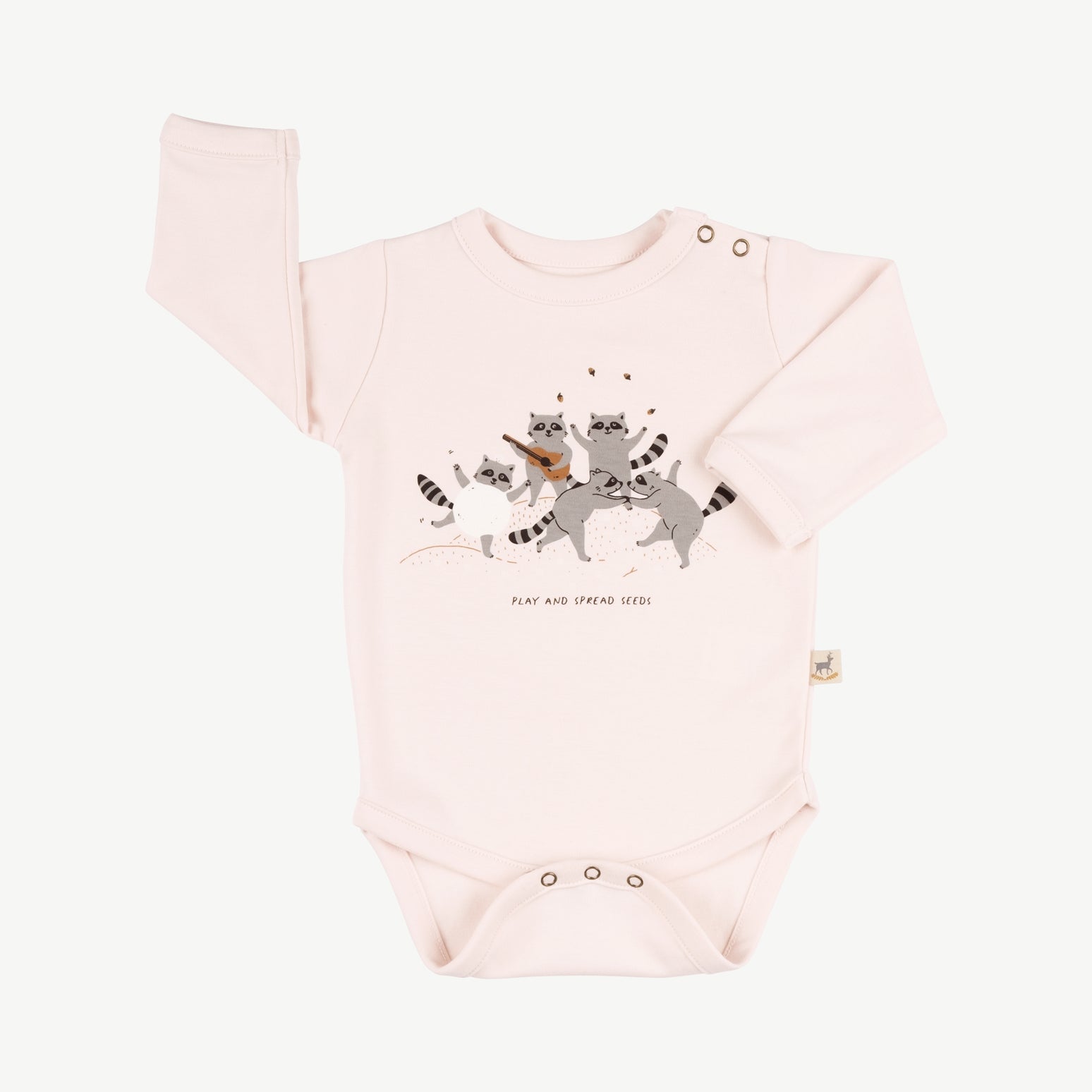 'play and spread seeds' pearl onesie