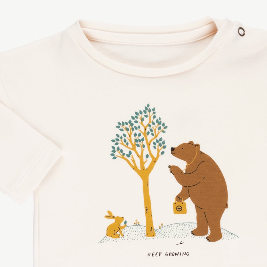 'keep growing' sea salt t-shirt