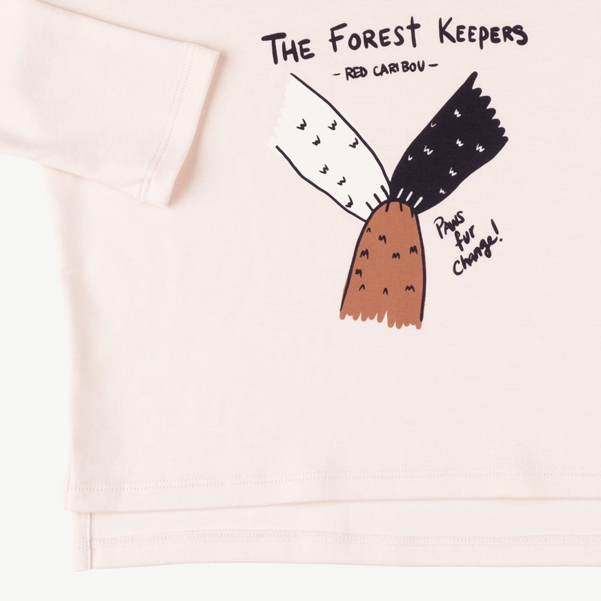 'the forest keepers' pearl oversized t-shirt