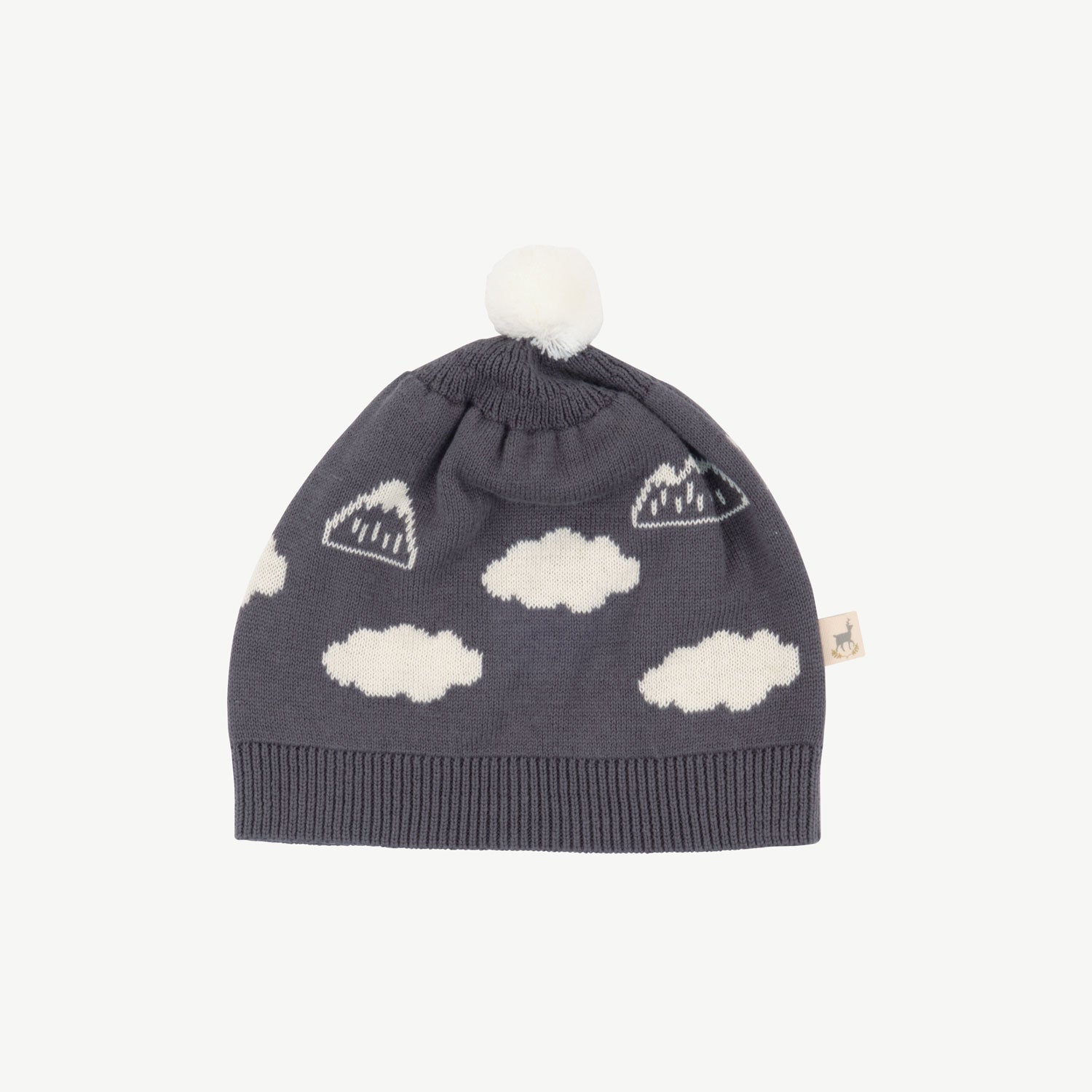 'mountain's view' charcoal gray knit beanie