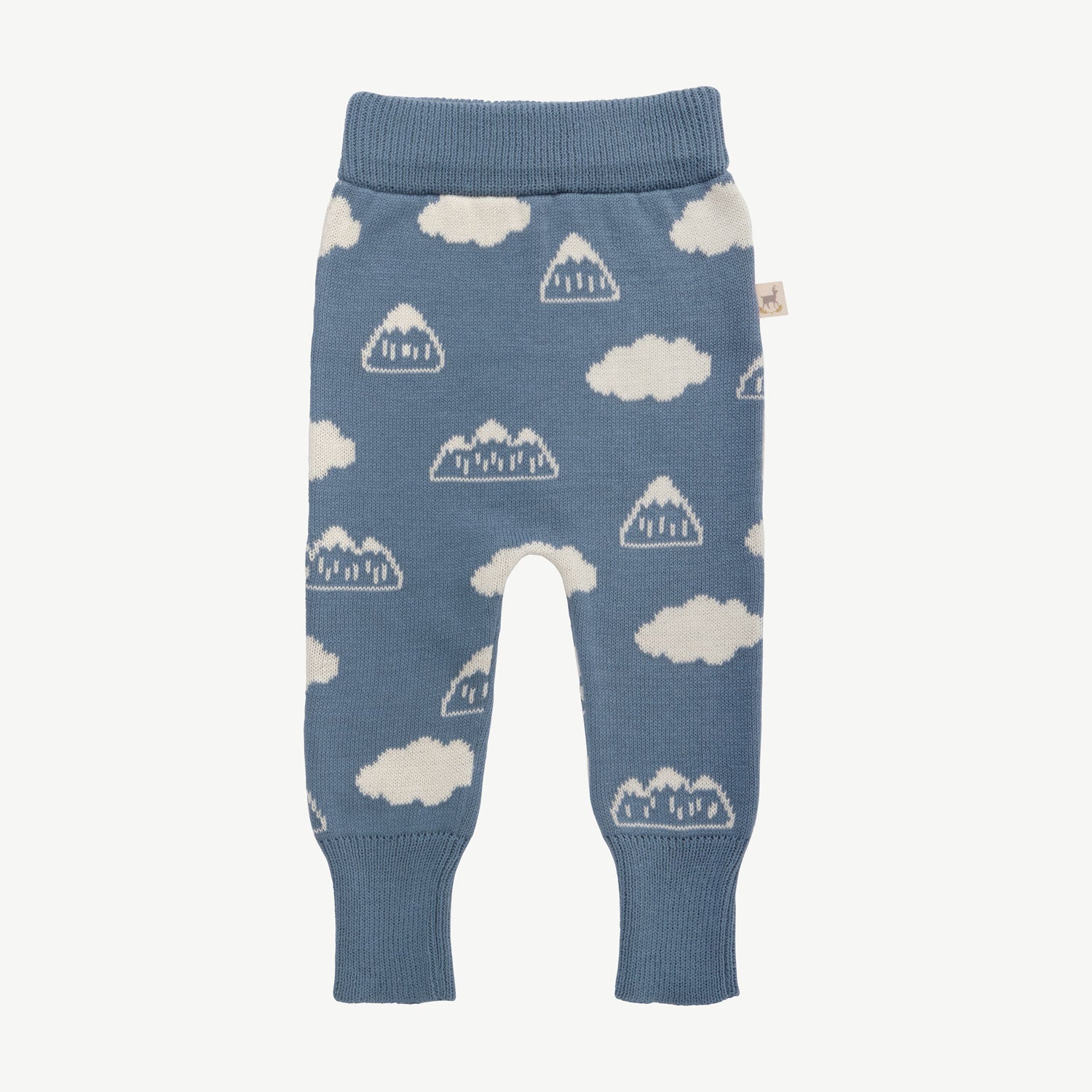 'mountain's view' blue mirage knit pants