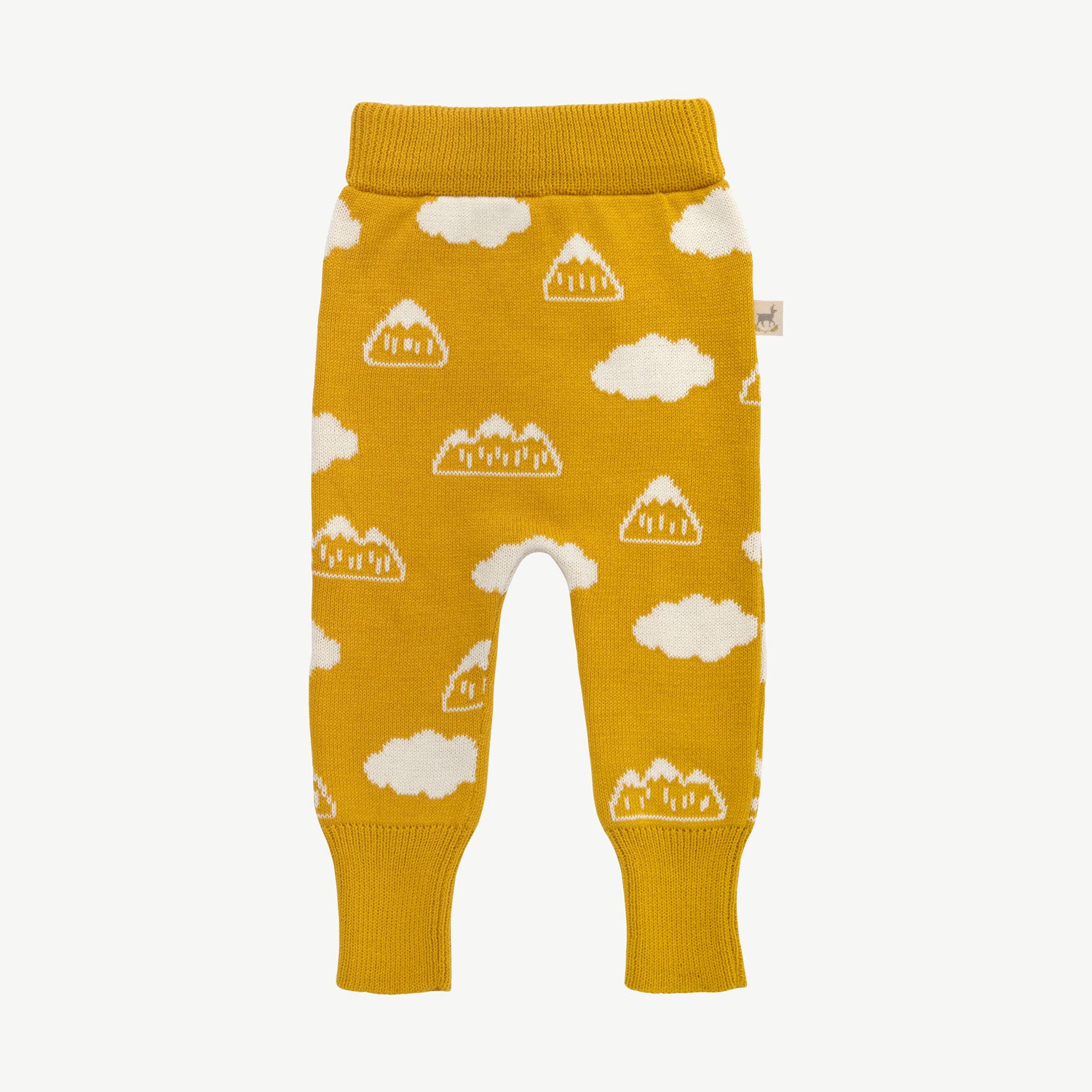'mountain's view' nugget gold knit pants