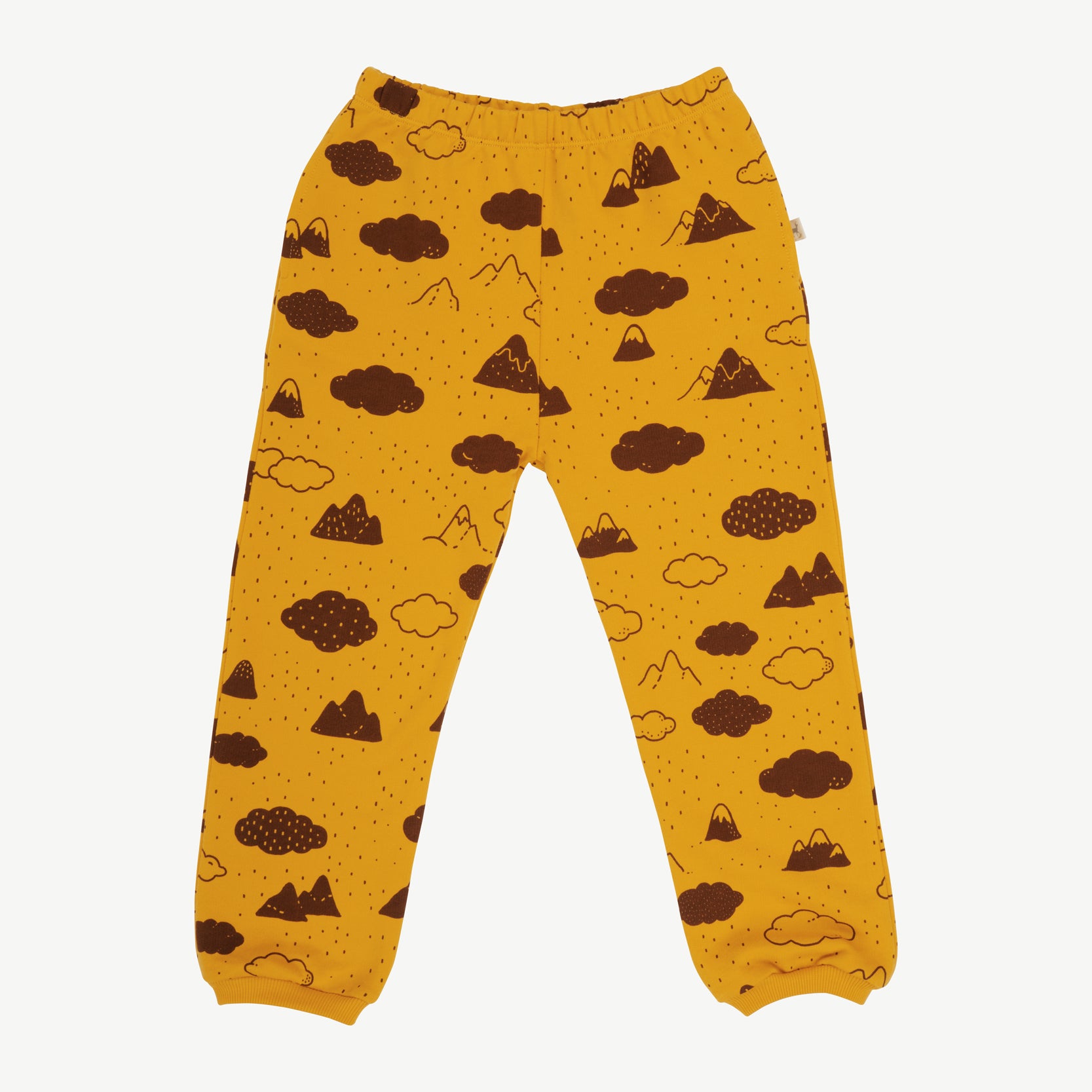 'amongst the clouds' golden spice joggers