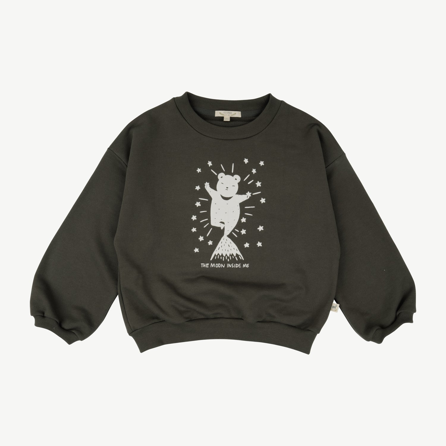 'the moon inside me' beluga sweatshirt