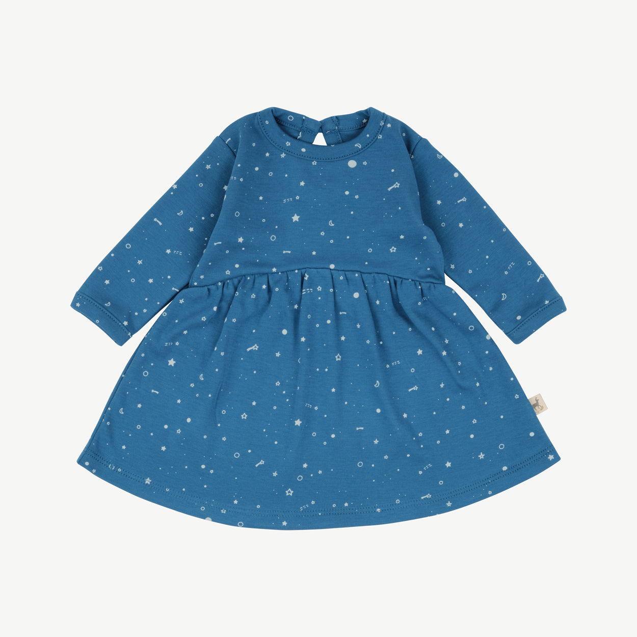 'close to the stars' dark blue interlock dress