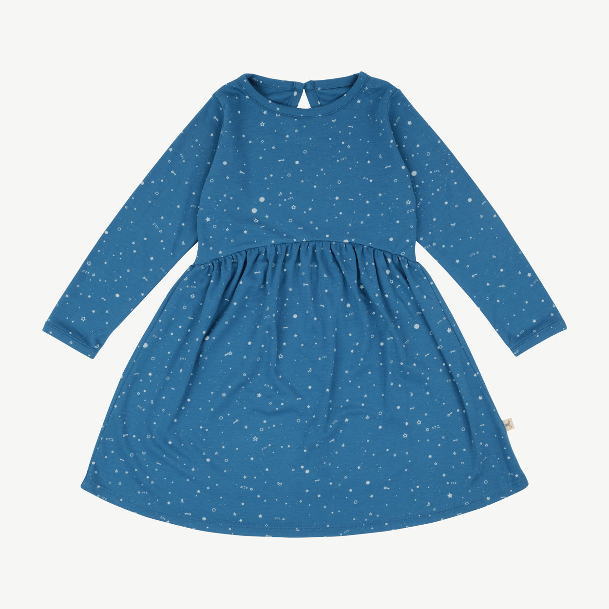 'close to the stars' dark blue interlock dress