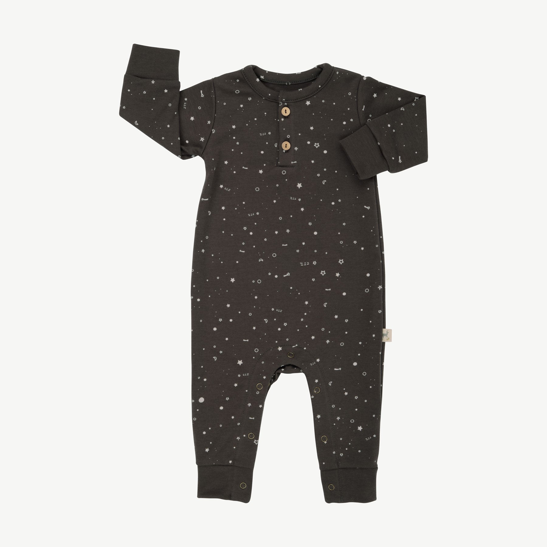 'close to the stars' beluga buttons jumpsuit
