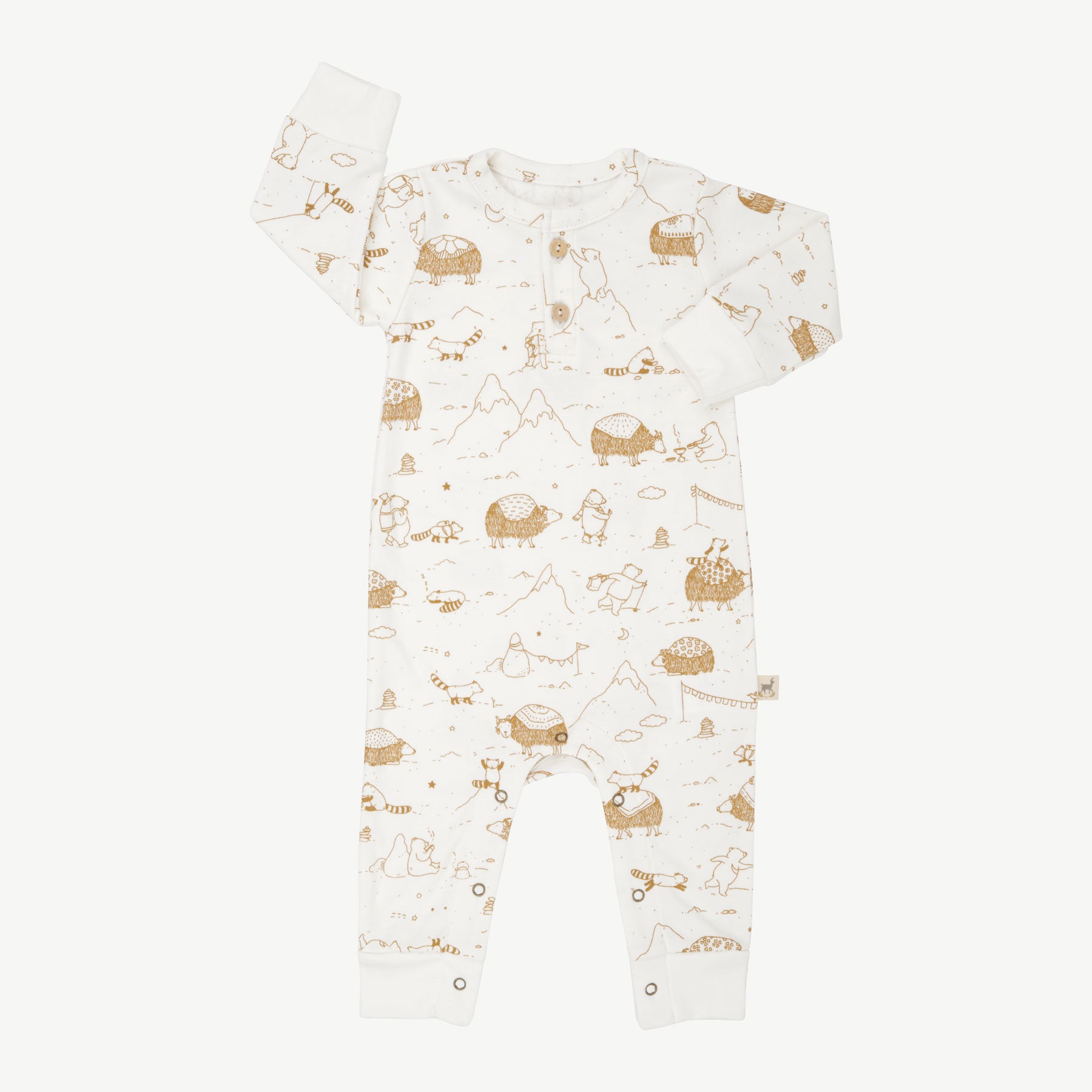'the story' ecowhite buttons jumpsuit