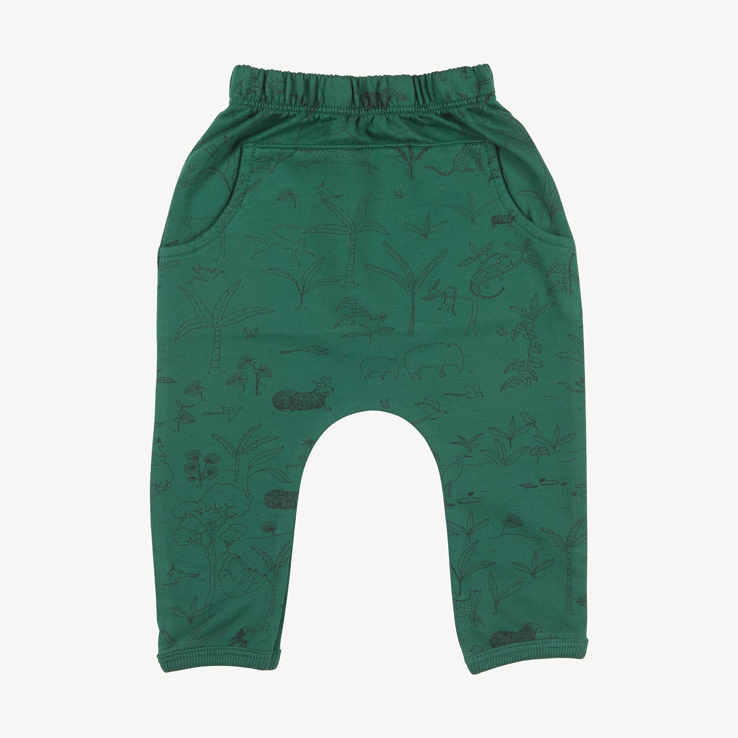 'the story' antique green jogger