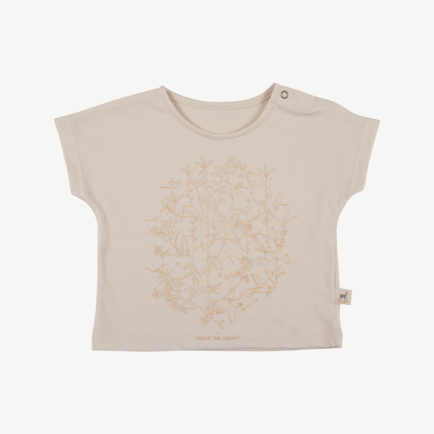 'under the canopy' pink tint t-shirt