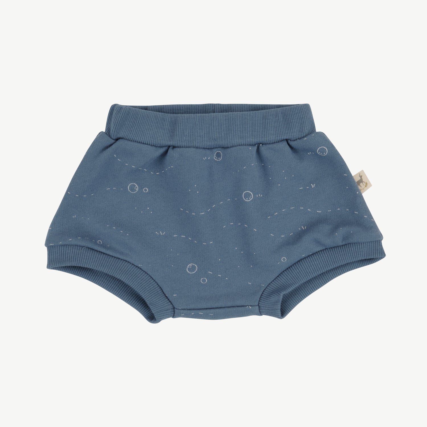 'beetle tracks' china blue short