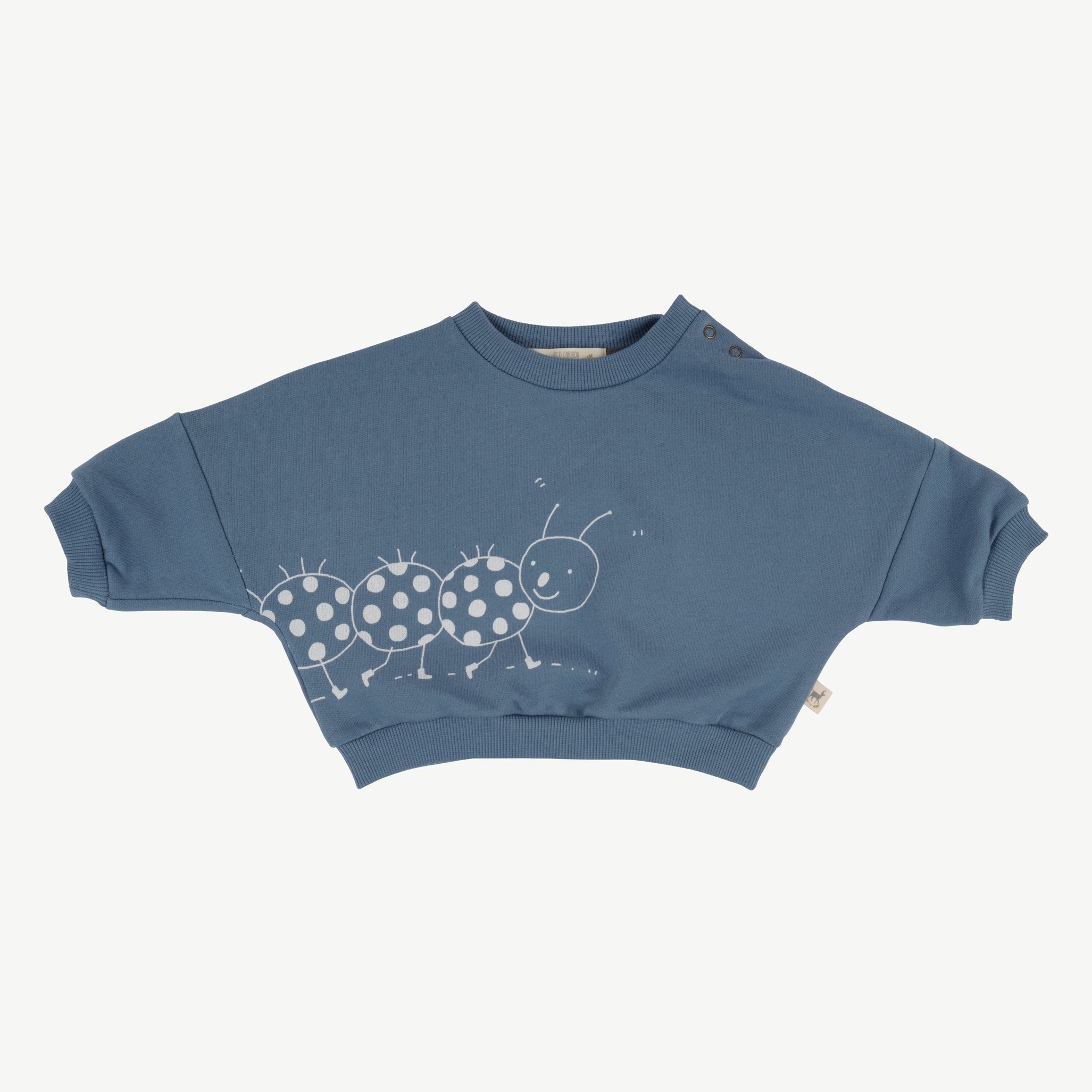 'caterpillar' china blue sweatshirt