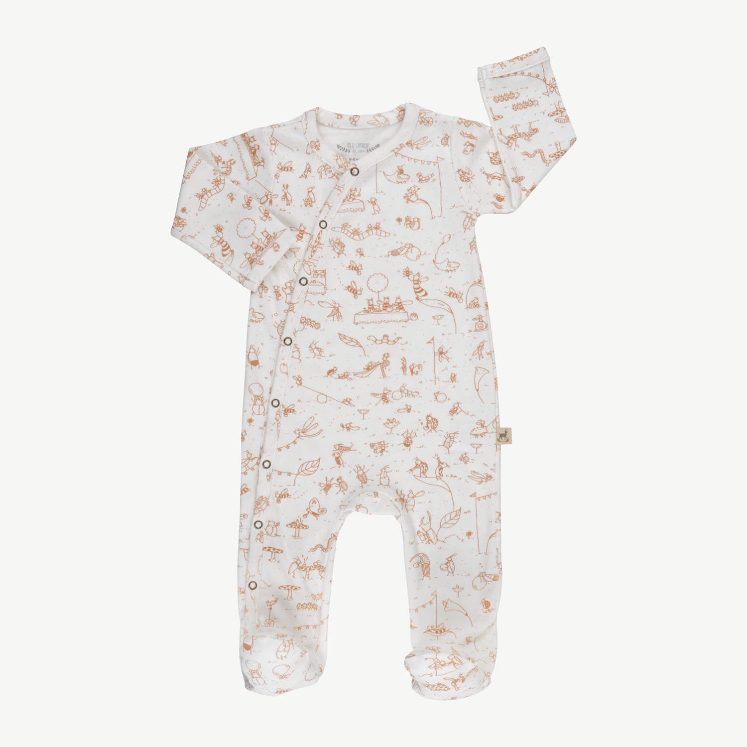 'the story' ivory footed jumpsuit