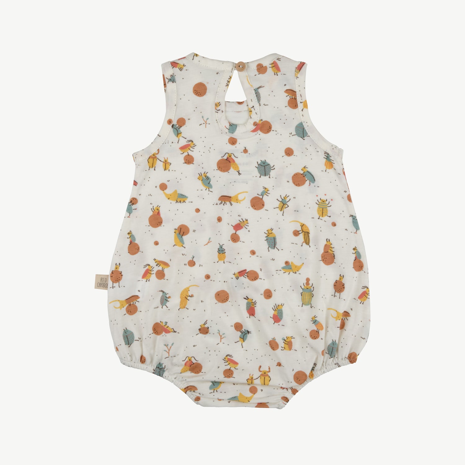 'juggling beetles' whisper white baggy onesie