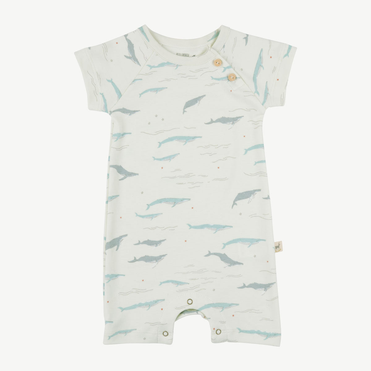 'passing whales' water lily jumpsuit
