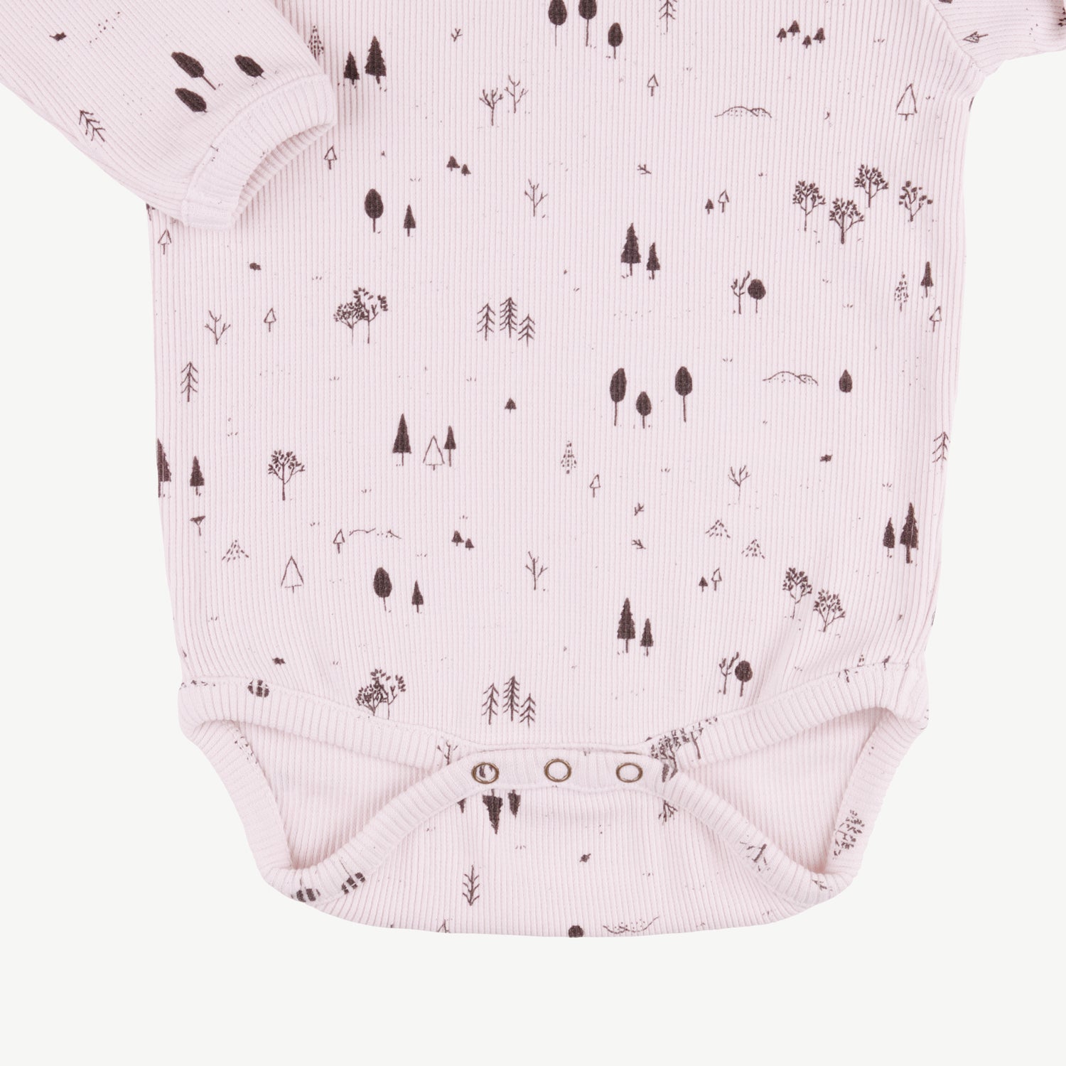 'the woods' orchid ice rib onesie